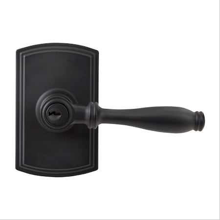 Delaney Hardware Italian Collection Sorado Black Keyed Entry Door Handle 360104